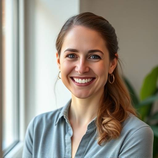 Portrait of Sarah Jones, a smiling Digital Marketing instructor.